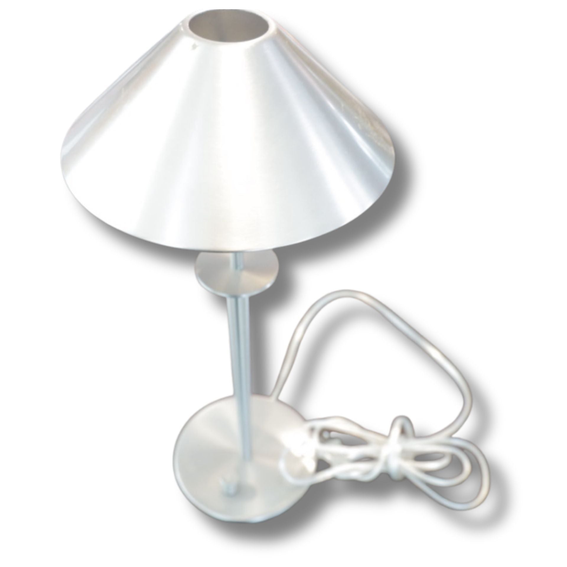 Holtkötter Leuchten Satin Nickel Table Lamp – Modern German Design