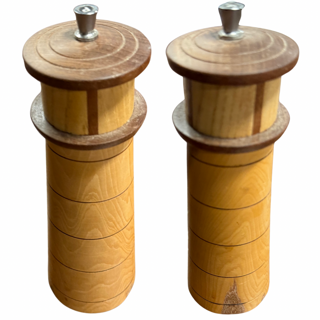 Vintage Wood Pepper Grinder