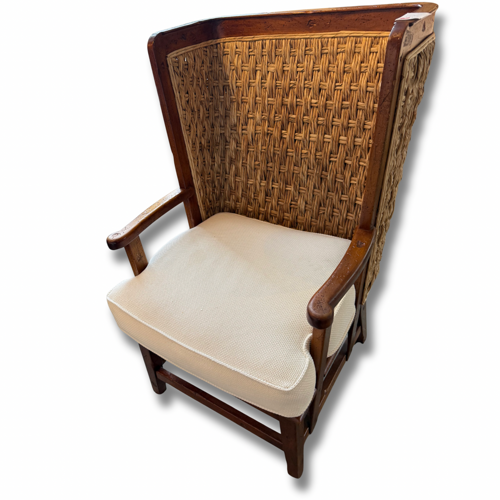 Vintage Original Ralph Lauren Woven Lounge Chair