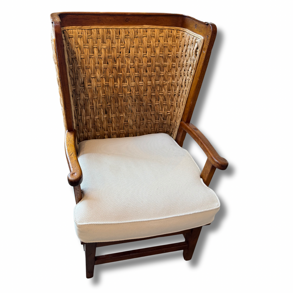 Vintage Original Ralph Lauren Woven Lounge Chair