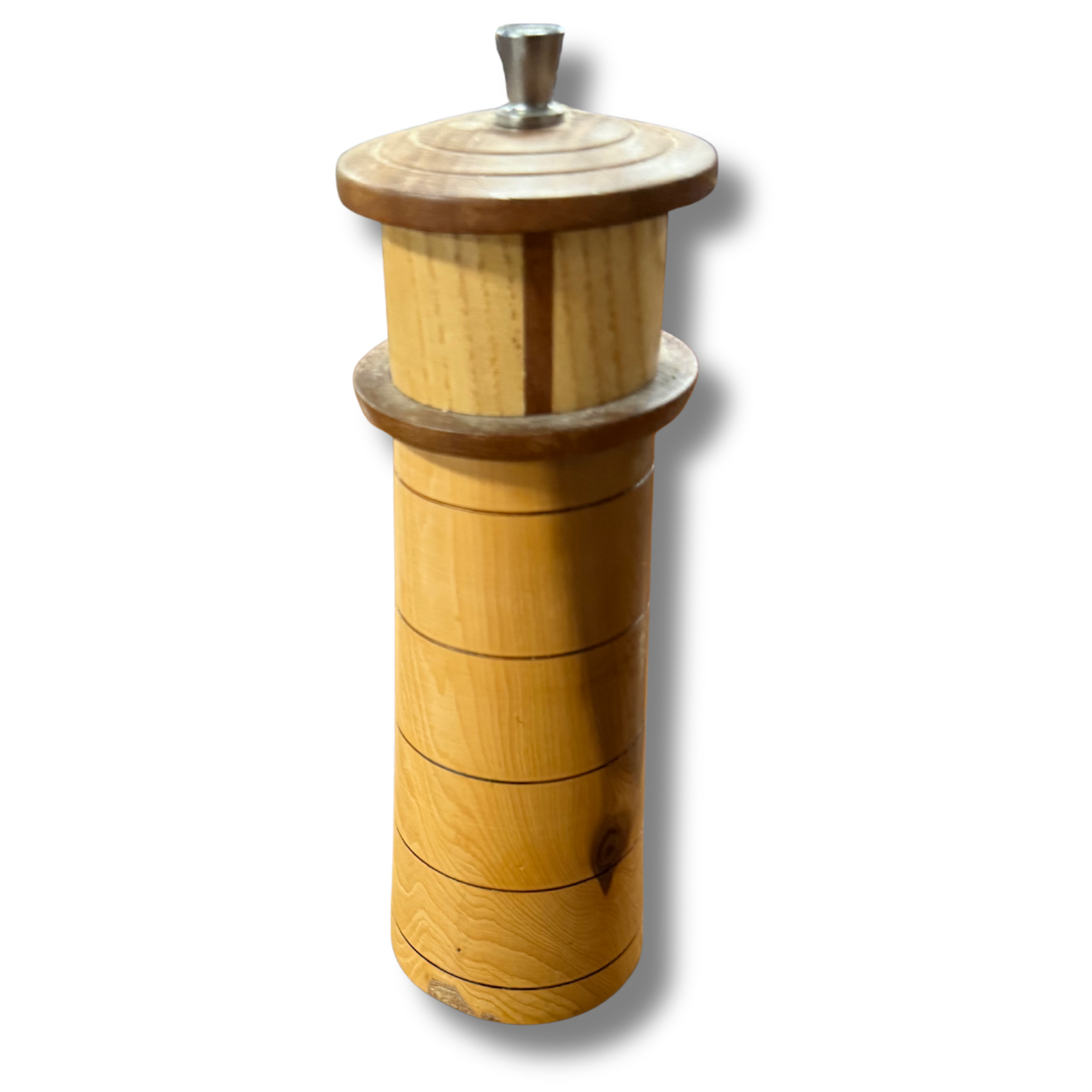Vintage Wood Pepper Grinder