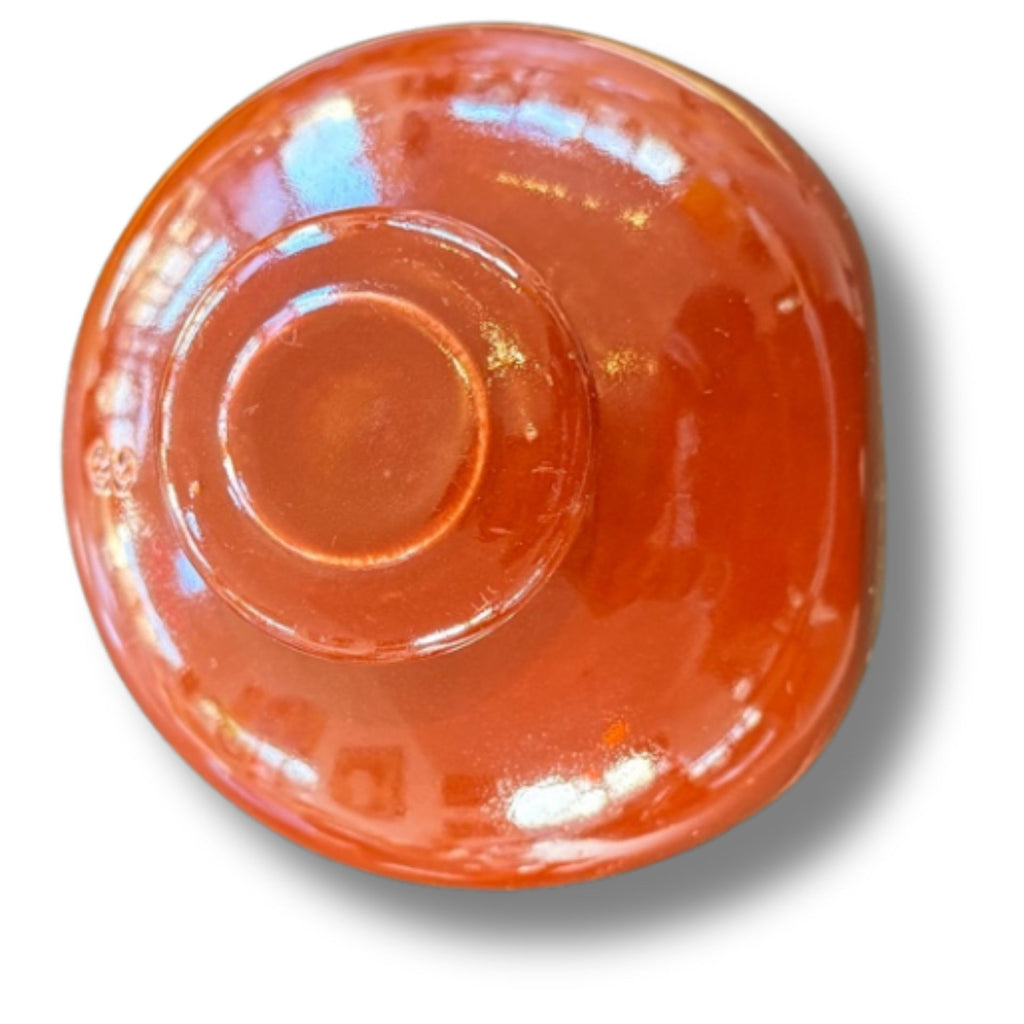 Antique Stoneware Hot Water Bottle / Vintage Warmer Two-Tone Glazed