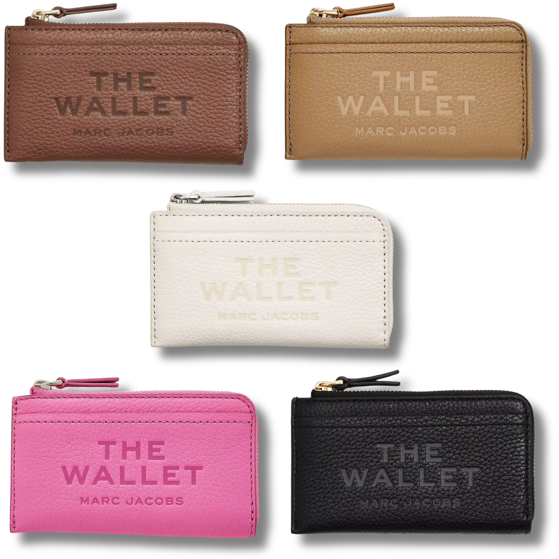 The Leather Top Zip Multi Wallet