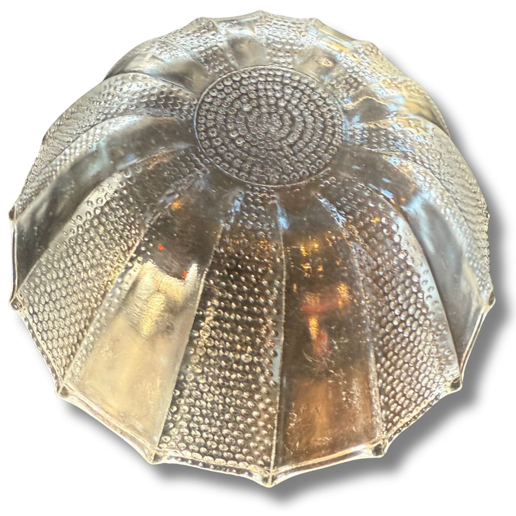 Set of 4 Vintage Jeannette “Sunburst / Dewdrop” Pattern Small Glass Dishes