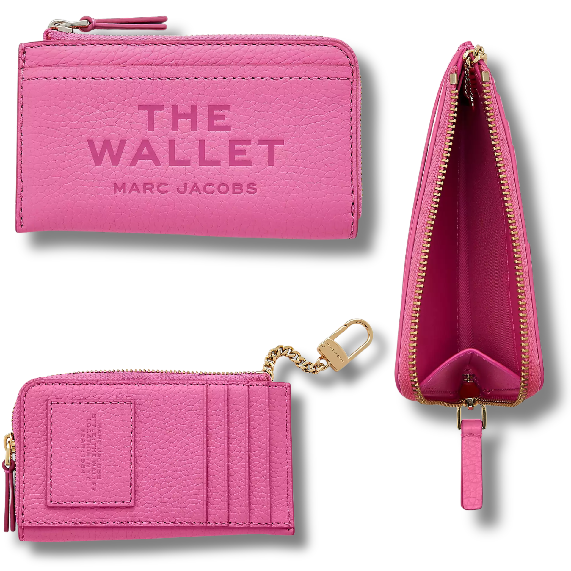 The Leather Top Zip Multi Wallet