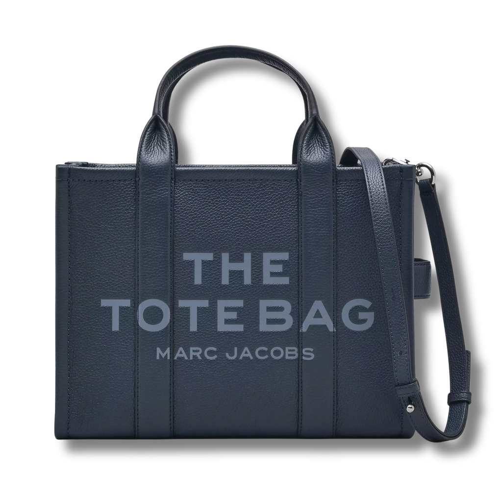 The Leather Tote Bag Black Or White | Small & Medium