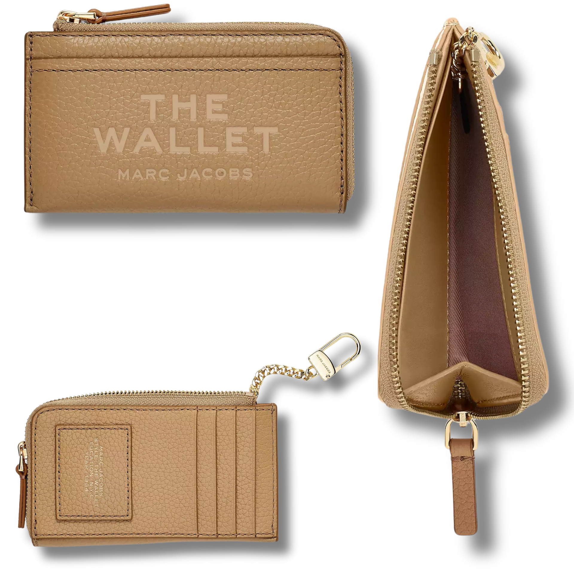 The Leather Top Zip Multi Wallet