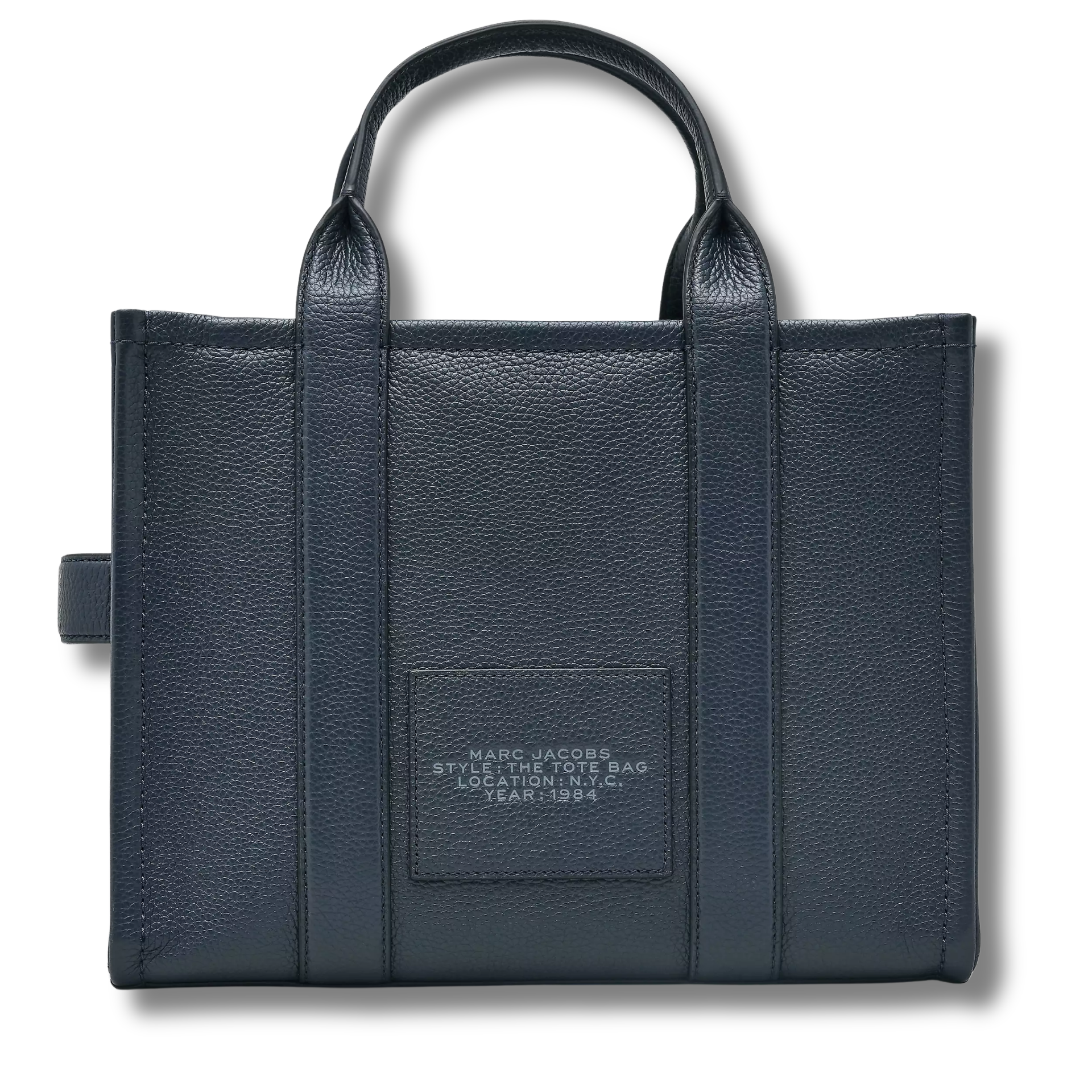 The Leather Tote Bag Black Or White | Small & Medium