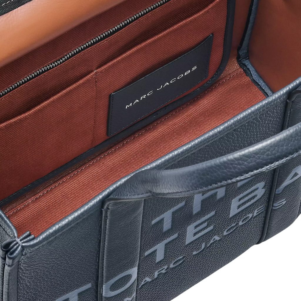 The Leather Tote Bag Black Or White | Small & Medium