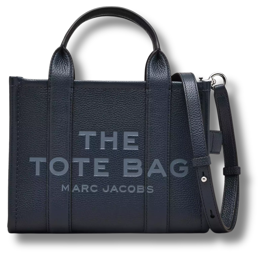 The Leather Tote Bag Black Or White | Small & Medium