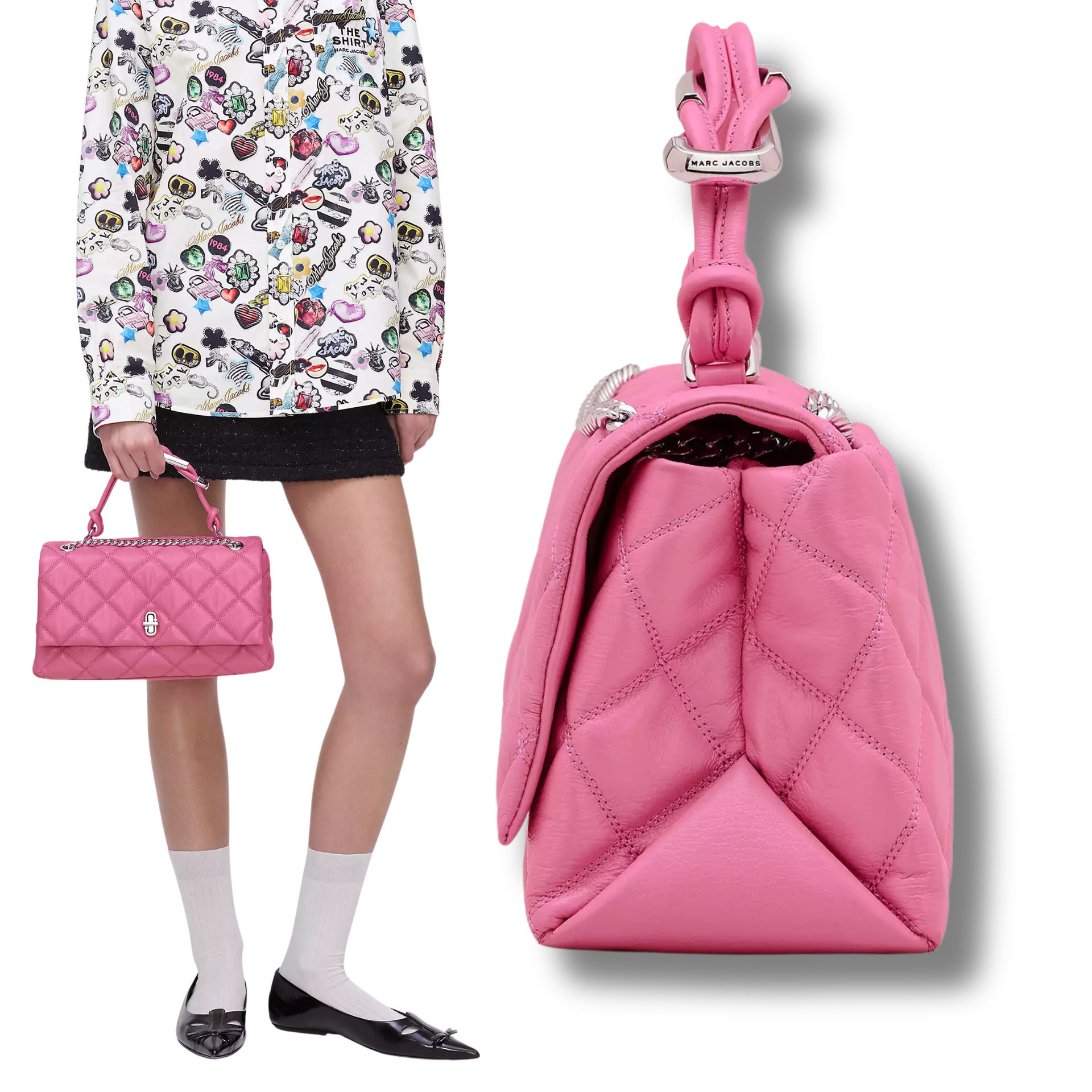 The Quilted Dual Convertible Shoulder Bag