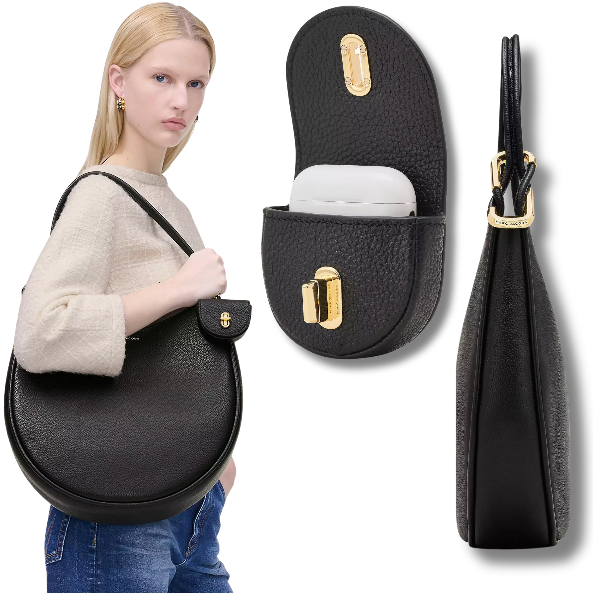The Large Dual Hobo Bag By Marc Jacobs