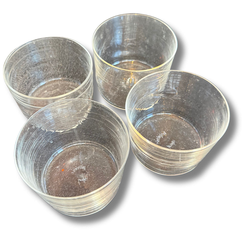 Vintage Crua Water Glasses — Set Of 4